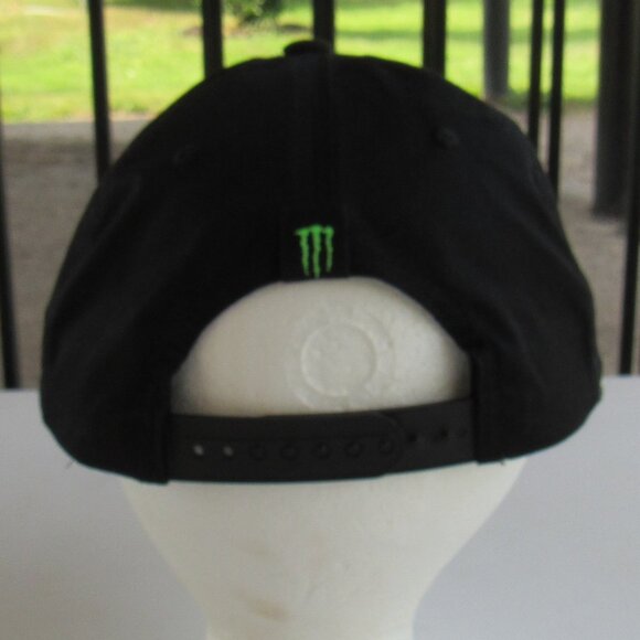 NEW Monster Energy Black Hat Cap and Clear Fanny Pack Waist Bag Bandana Set - Picture 5 of 15